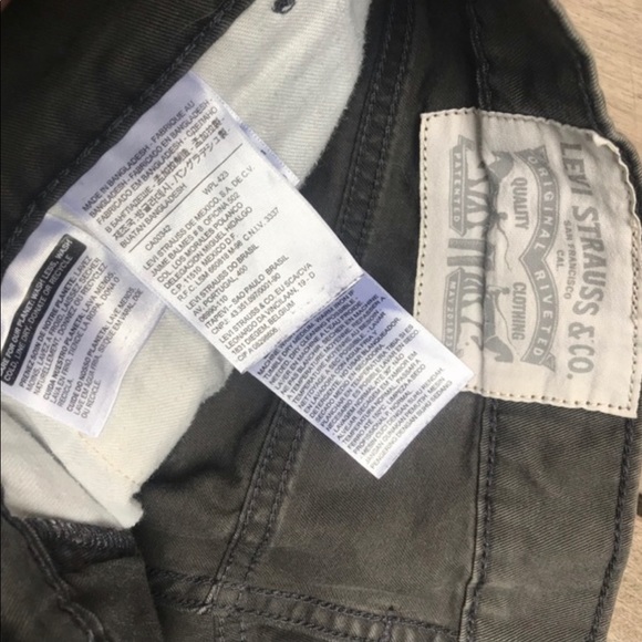 LEVIS Greenish Grey Chino Pants - Picture 6 of 8